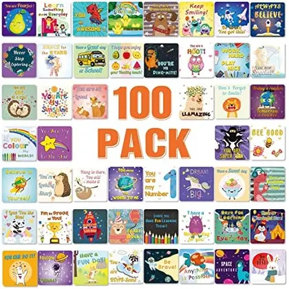 100 Lunch Box Notes for Kids