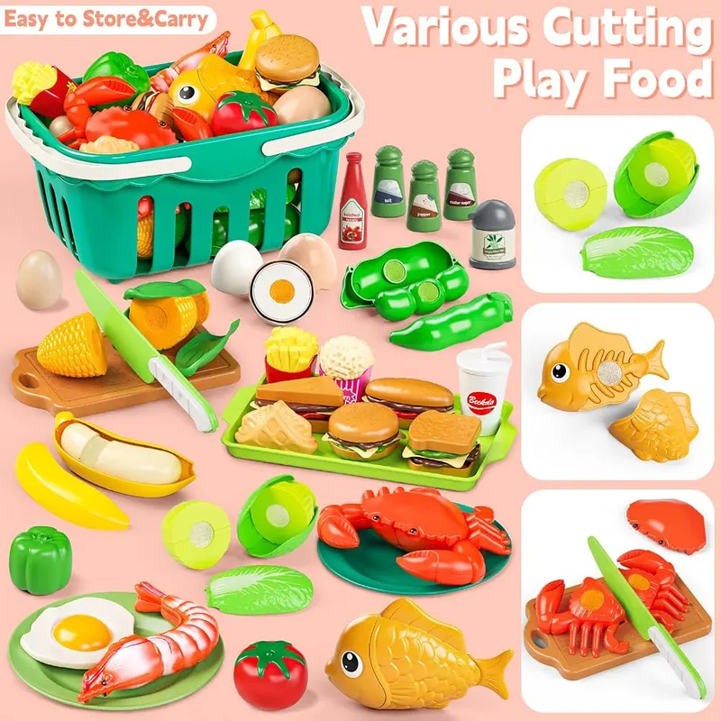 168-Piece Play Food & Kitchen Set, view 4