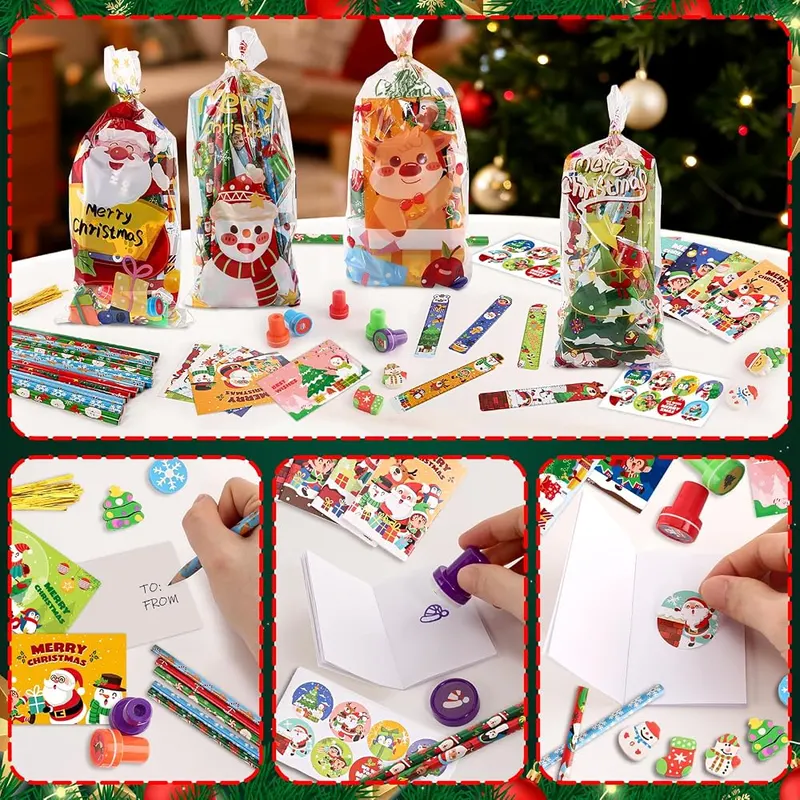 192-Piece Christmas Classroom Stationery Gift Set, view 4