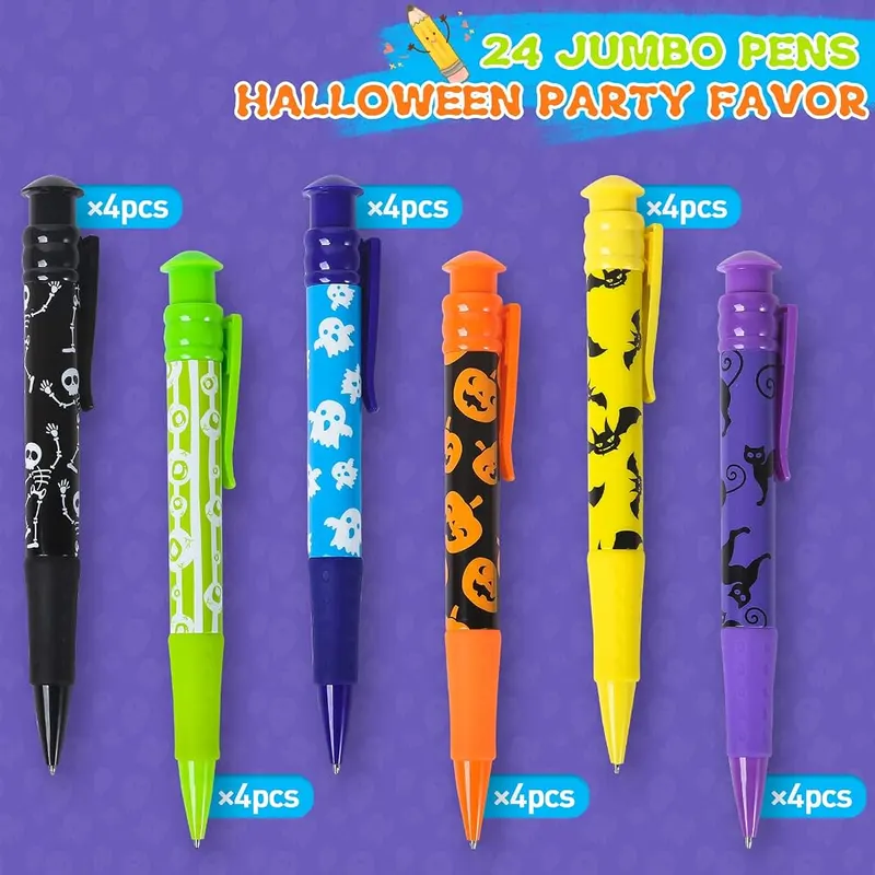 24 Halloween Jumbo Pens, view 3