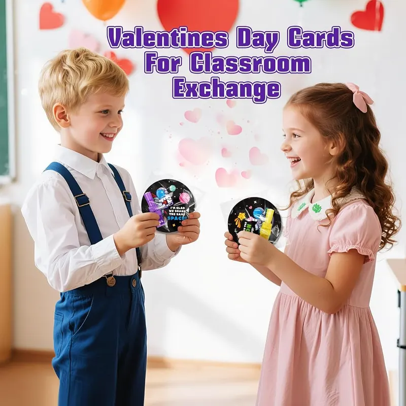 28 Valentine Cards with LED Finger Lights, view 4
