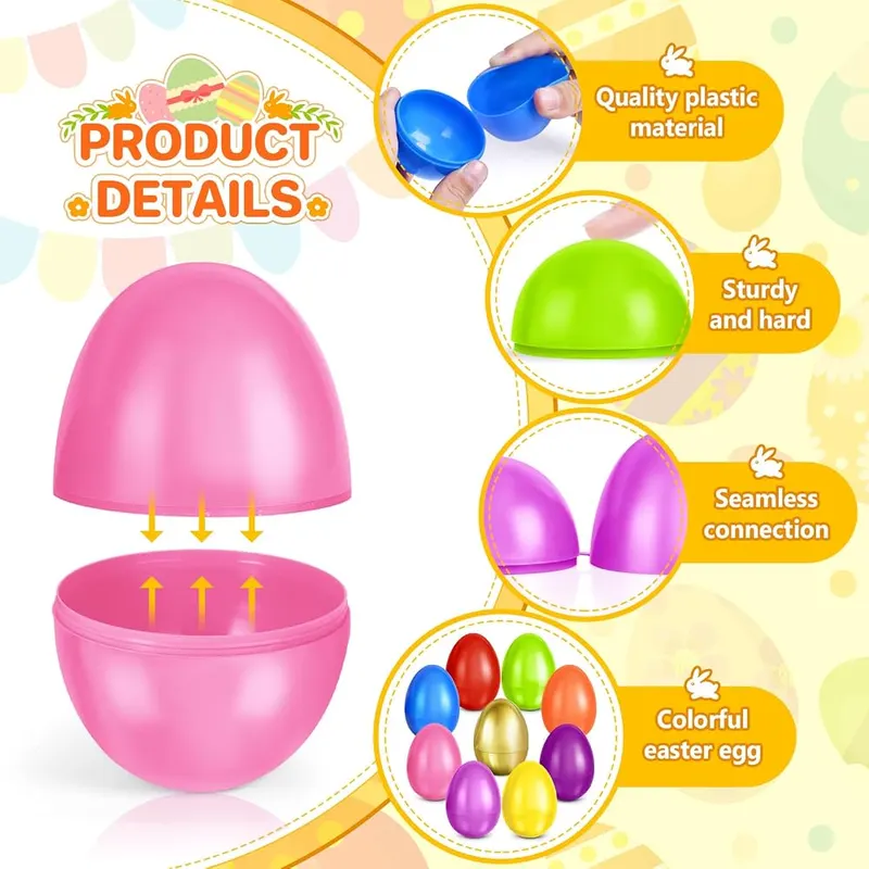 3,000 Plastic Easter Eggs plus 36 Golden Eggs, view 2