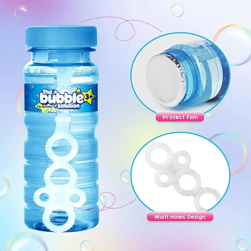 4 oz Bubble Bottles with Wands, 48 bottles, view 4