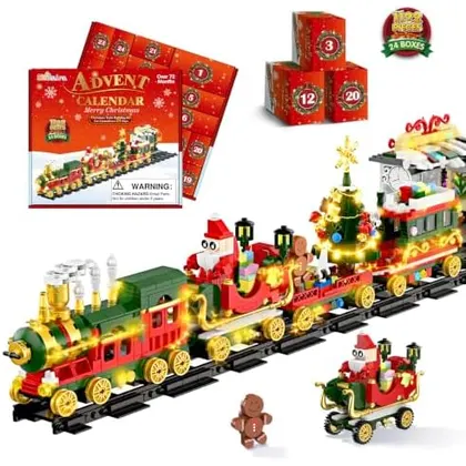 Advent Calendar 2026: Christmas Train Building Set