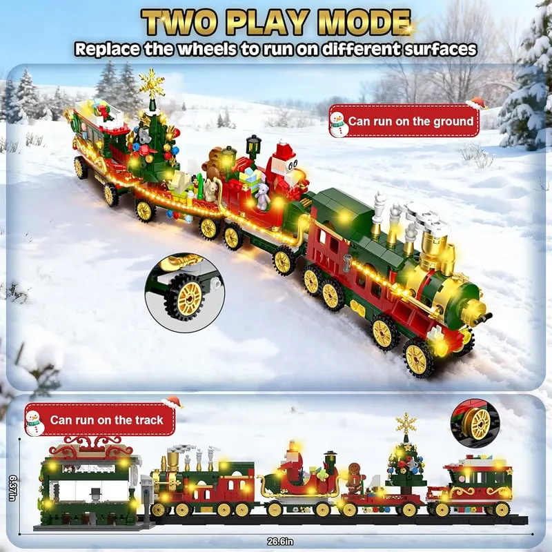 Advent Calendar 2026: Christmas Train Building Set, view 3