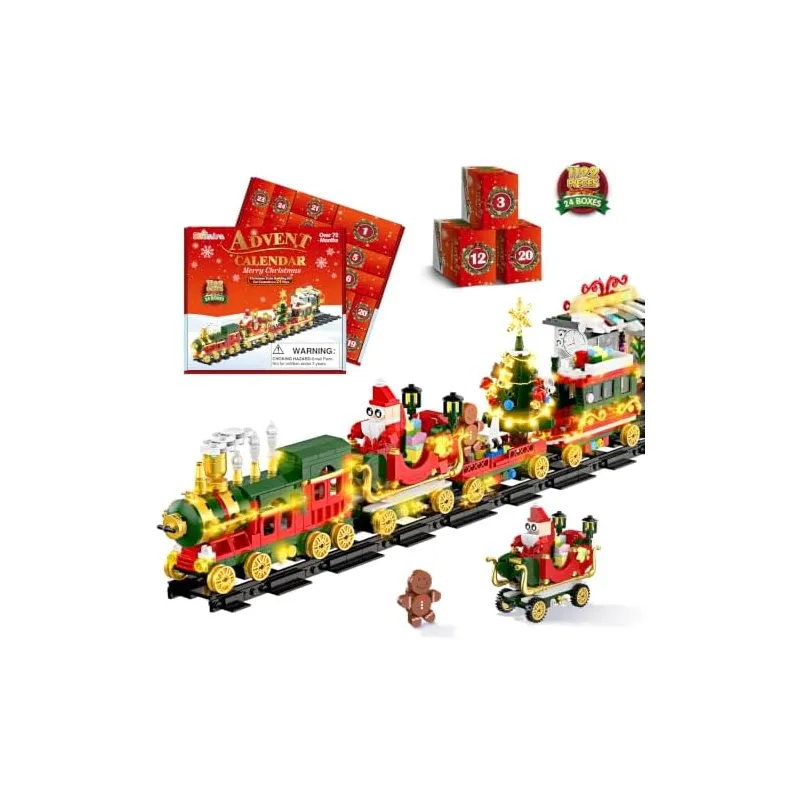 Advent Calendar 2026: Christmas Train Building Set