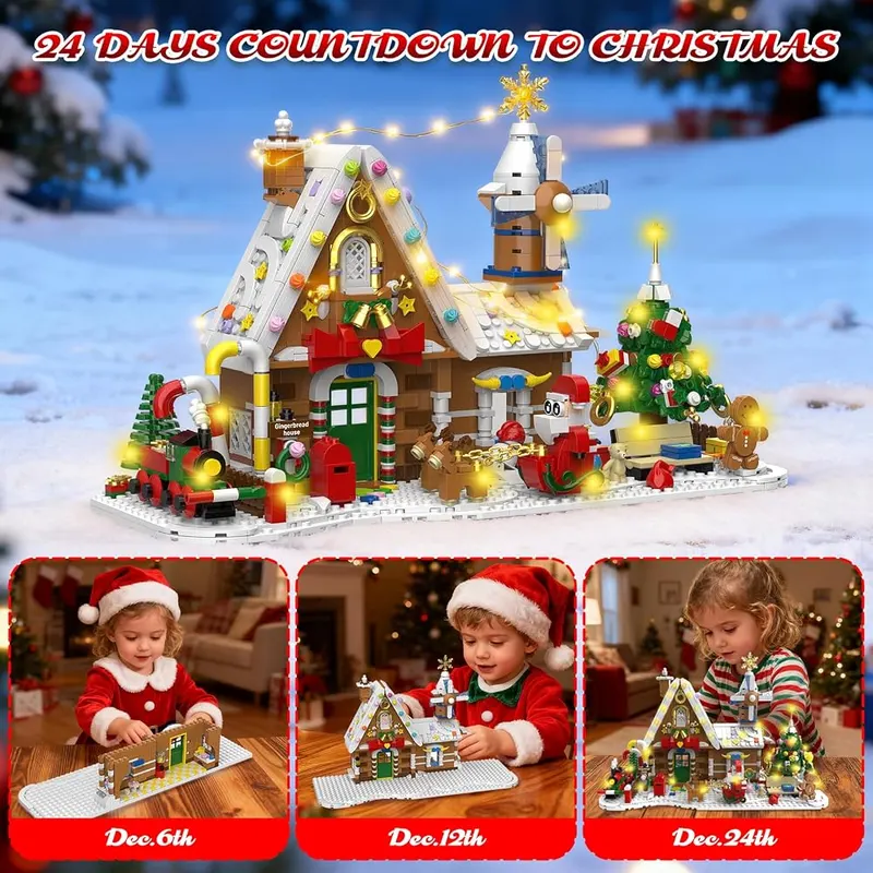 Advent Calendar 2026: Gingerbread House Building Set, view 4