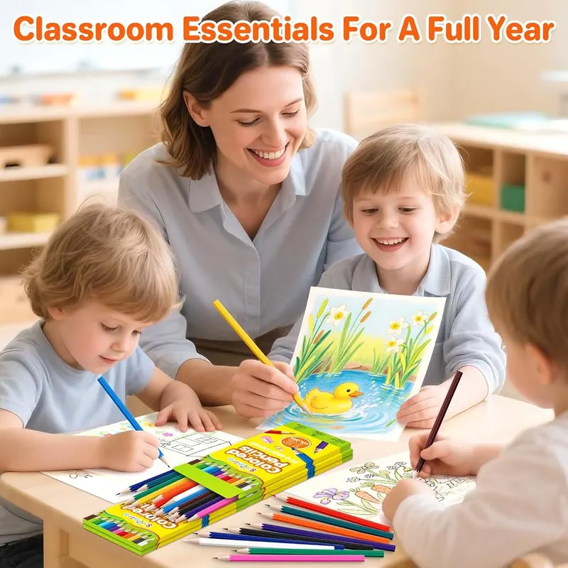 Bulk Colored Pencils for Classrooms, 432 pencils, view 4