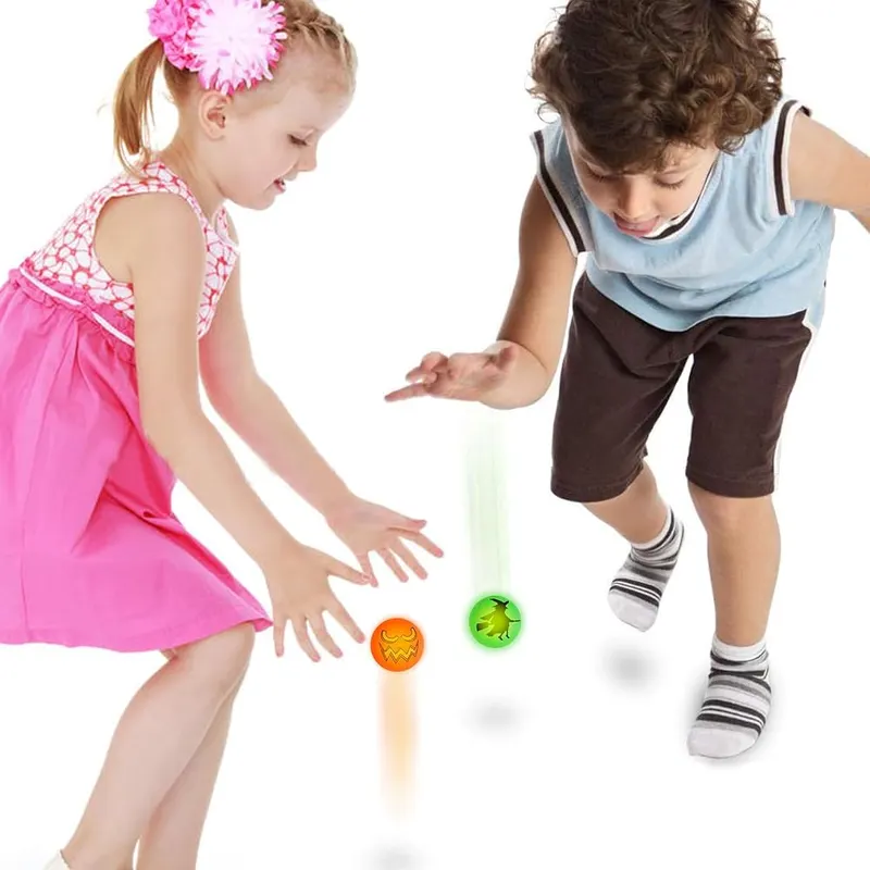 Glow-in-the-Dark Halloween Bouncy Balls, 200 balls, view 3