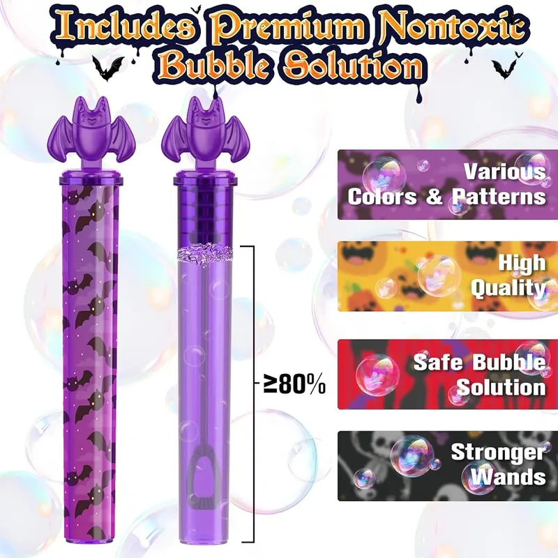 Halloween Character Bubble Wands, 80 wands, view 3