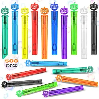 Halloween Pumpkin Mini Bubble Wands, 500 wands