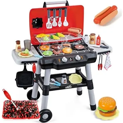 Kids BBQ Grill Playset