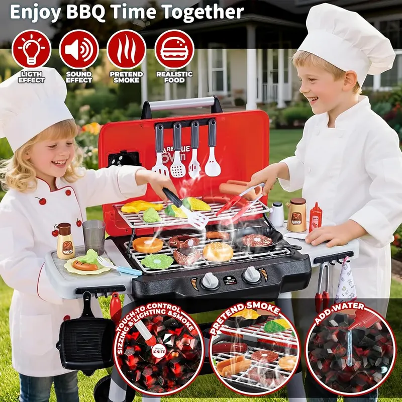 Kids BBQ Grill Playset, view 2