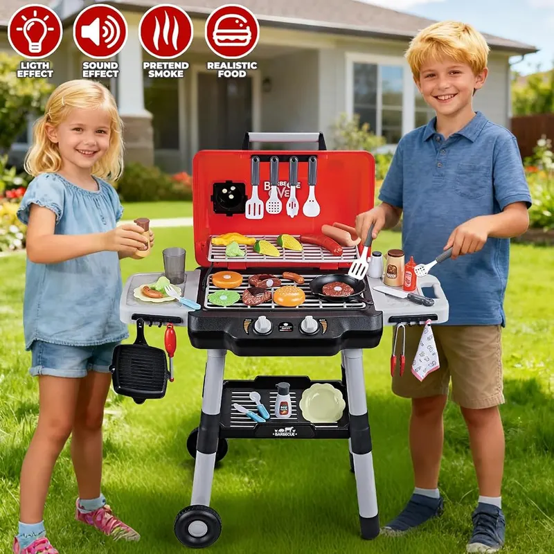 Kids BBQ Grill Playset, view 4