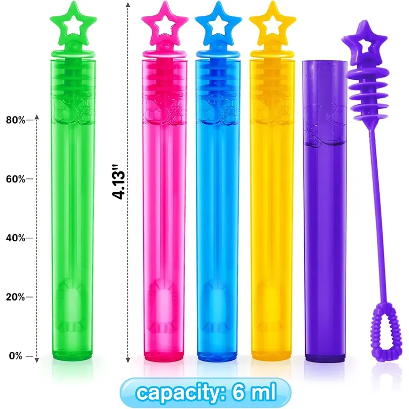 Mini Bubble Wands in 10 Colors, 500 wands, view 3