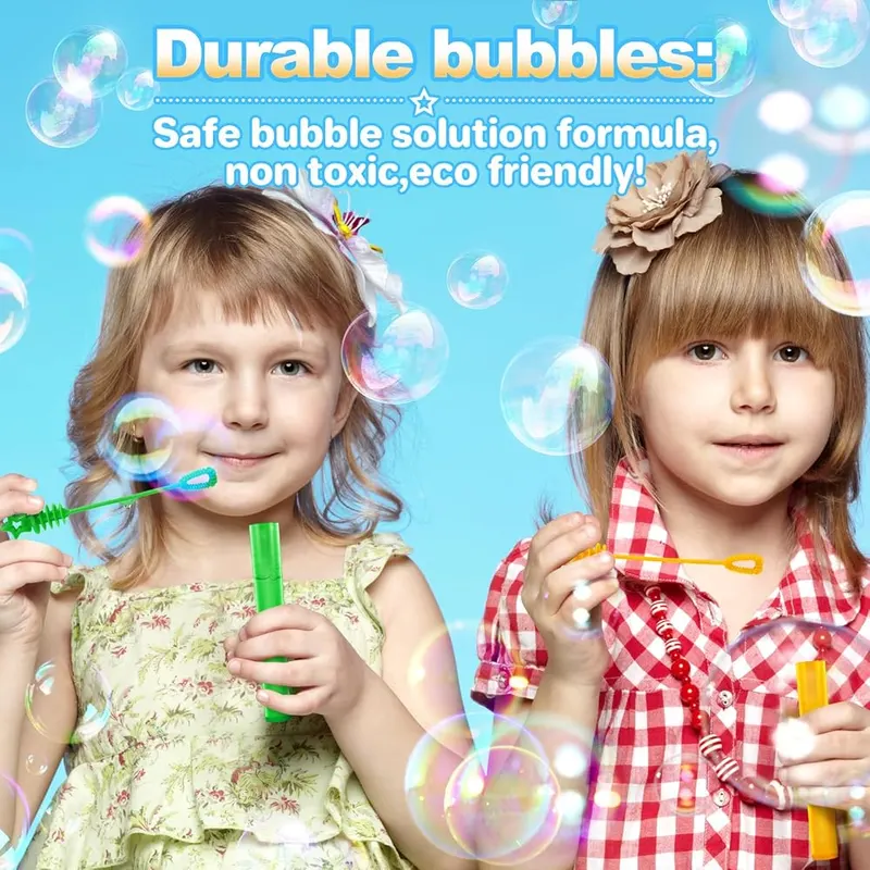 Mini Bubble Wands in 10 Colors, 500 wands, view 4