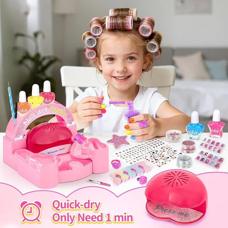 Nail Art Studio Kit with Dryer & Table, view 3