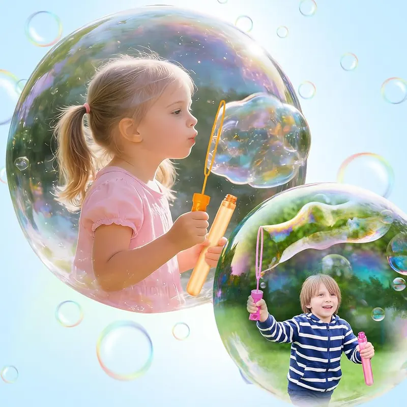 Neon Bubble Wands in 6 Colors, 12 pack, view 4