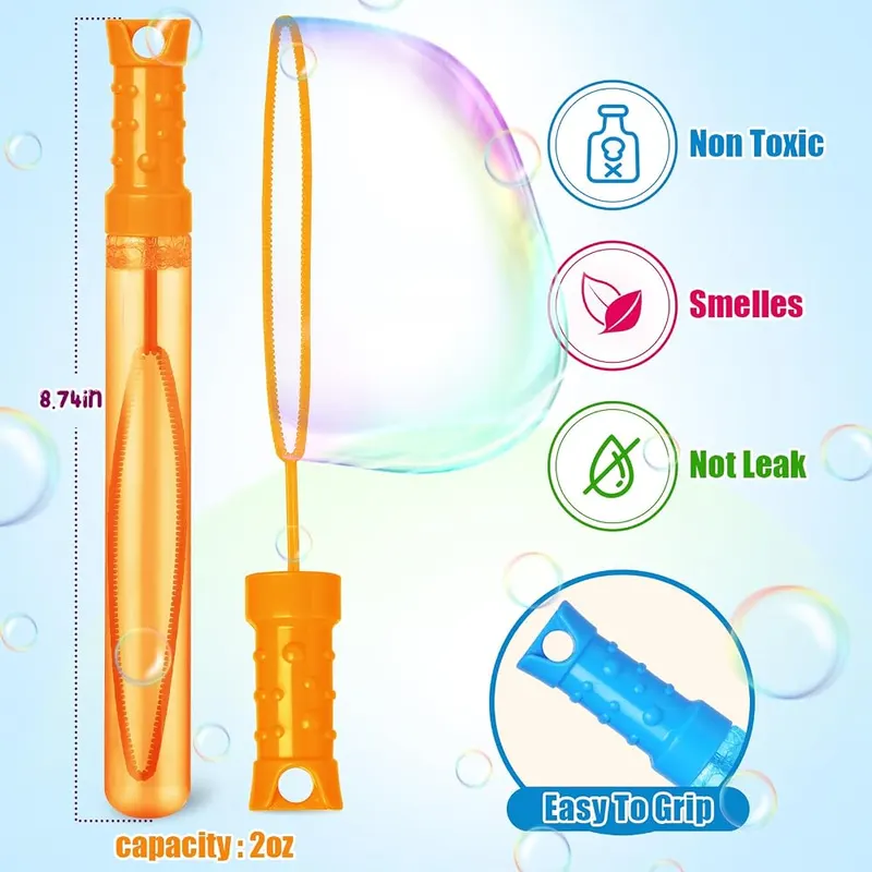 Neon Bubble Wands in 6 Colors, 60 pack, view 4