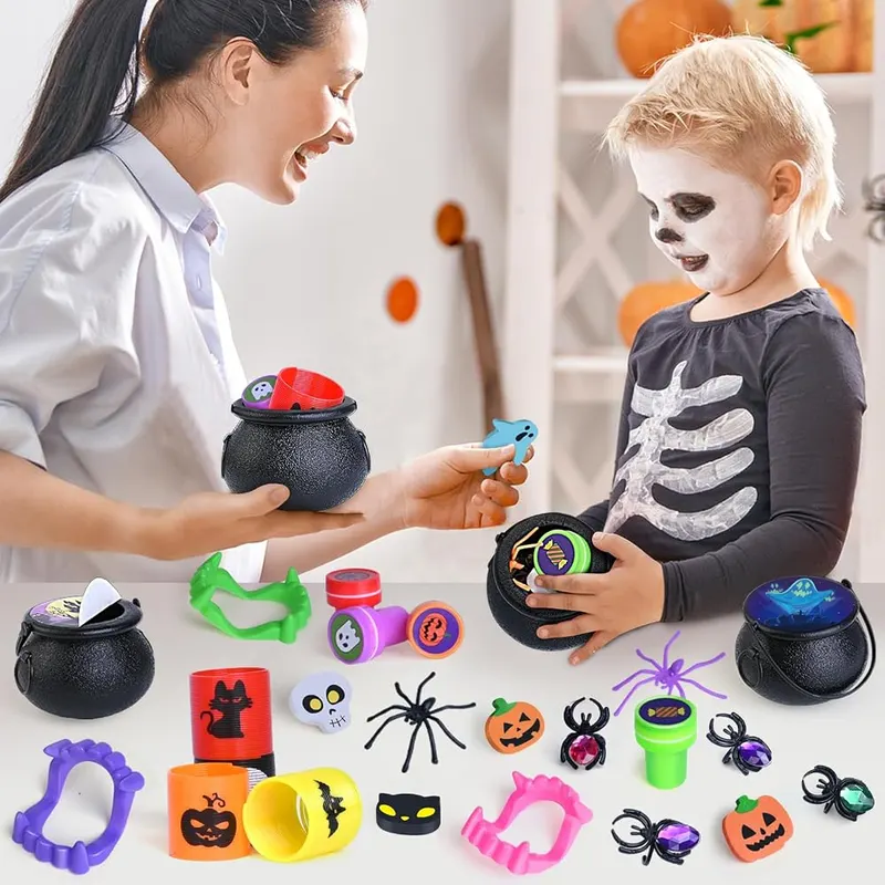 Prefilled Witch Cauldron Party Favors, 48 cauldrons, view 4