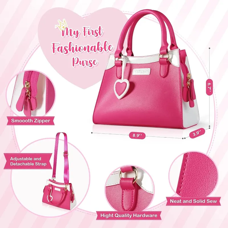 Shemira Play Purse Set, Pink, view 2